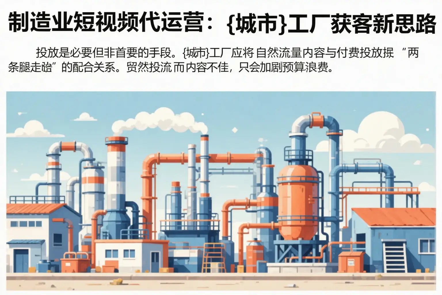 制造业短视频代运营：武汉工厂获客新思路